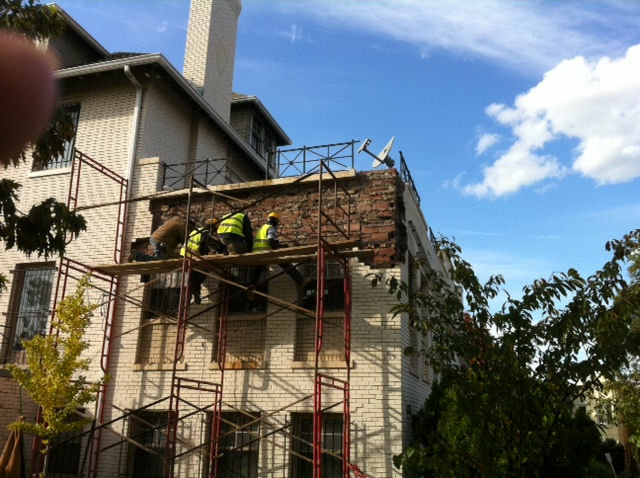 Exterior brickwork